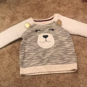 Size 4T Cat & Jack Bear Sweatshirt